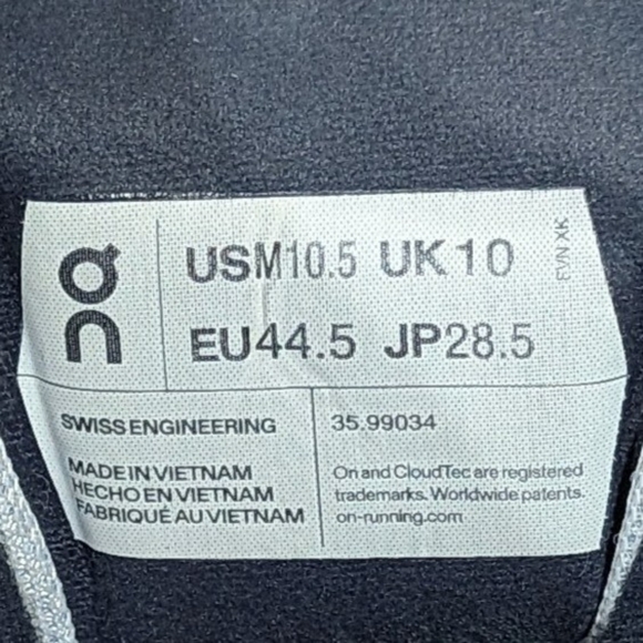 On Cloudflow Men's Running Shoes - Blue/Navy Gradient - Size US 10.5 - Picture 7 of 10